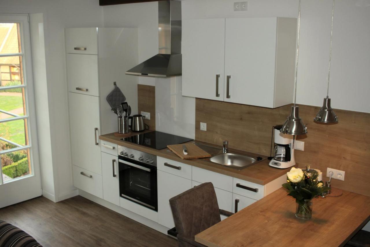 Ferienwohnung Lodberger Scheunencafe Loningen Esterno foto